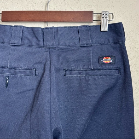 Dickies 874 Original Fit Work Pants 30x34 Navy Straight Leg Uniform Classic - Picture 6 of 10